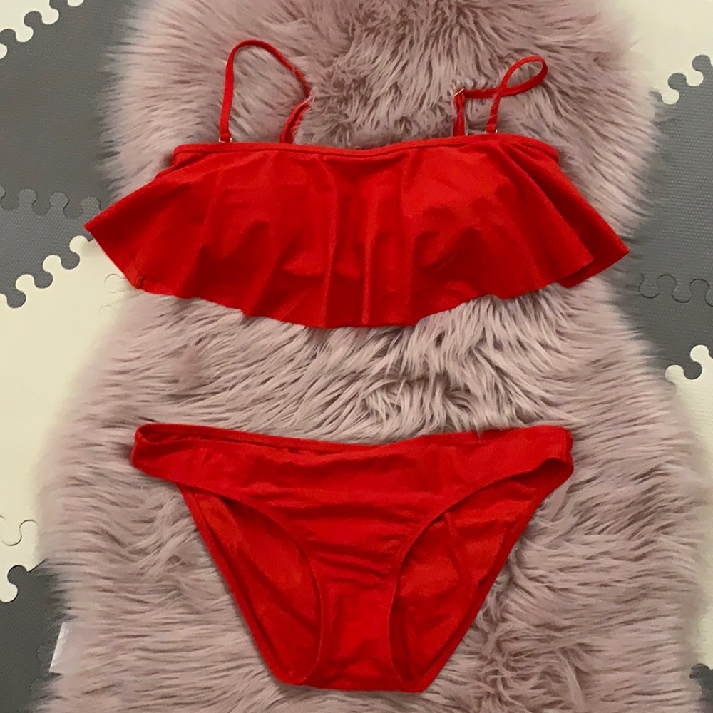Xhilaration Red Two Piece bikini